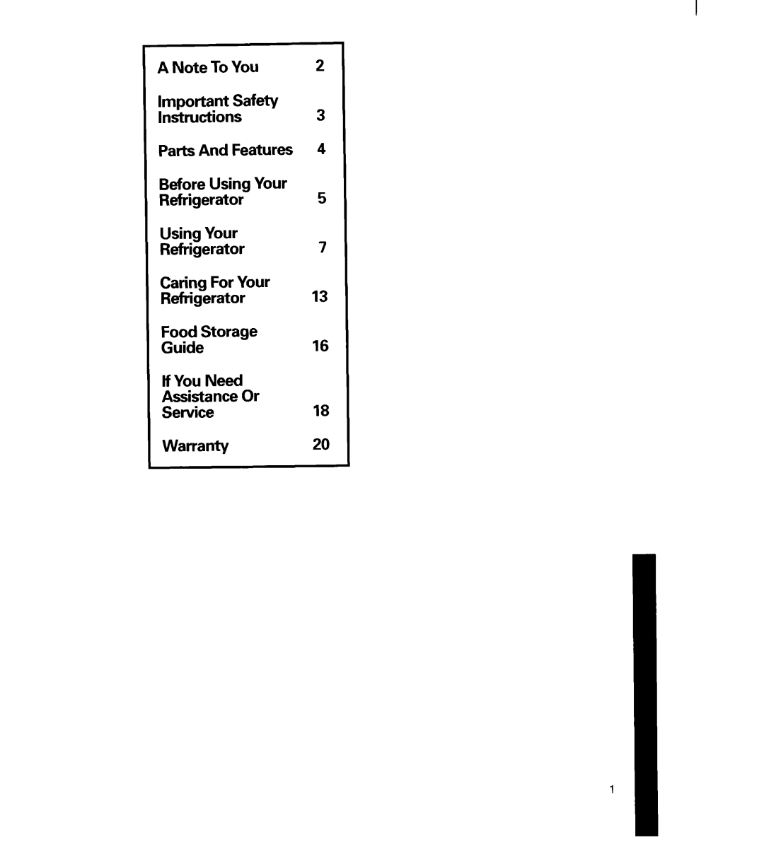 Whirlpool 3ET18ZK, 8ET20ZK, 8ET18ZK manual 