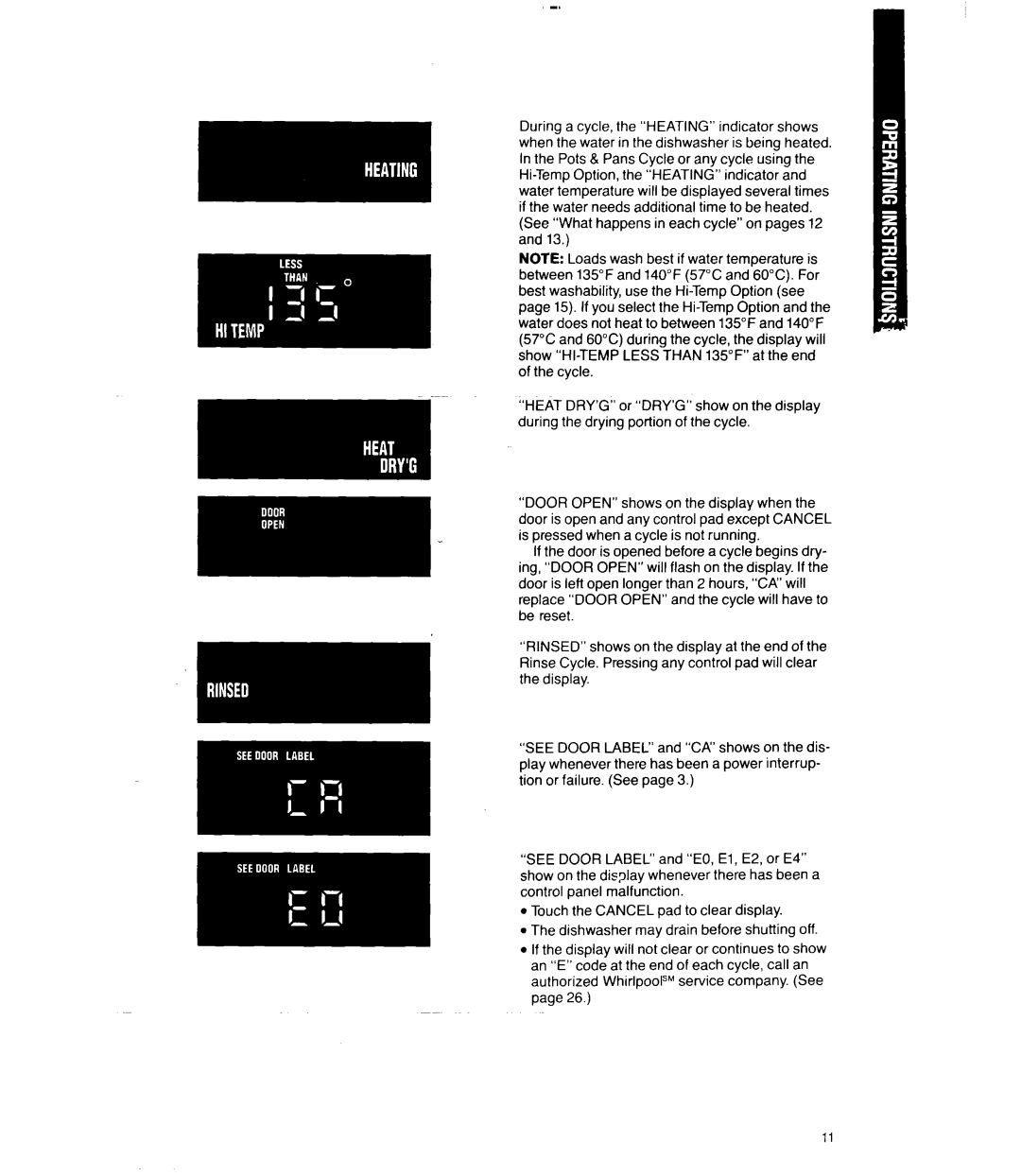 Whirlpool 9700 manual 