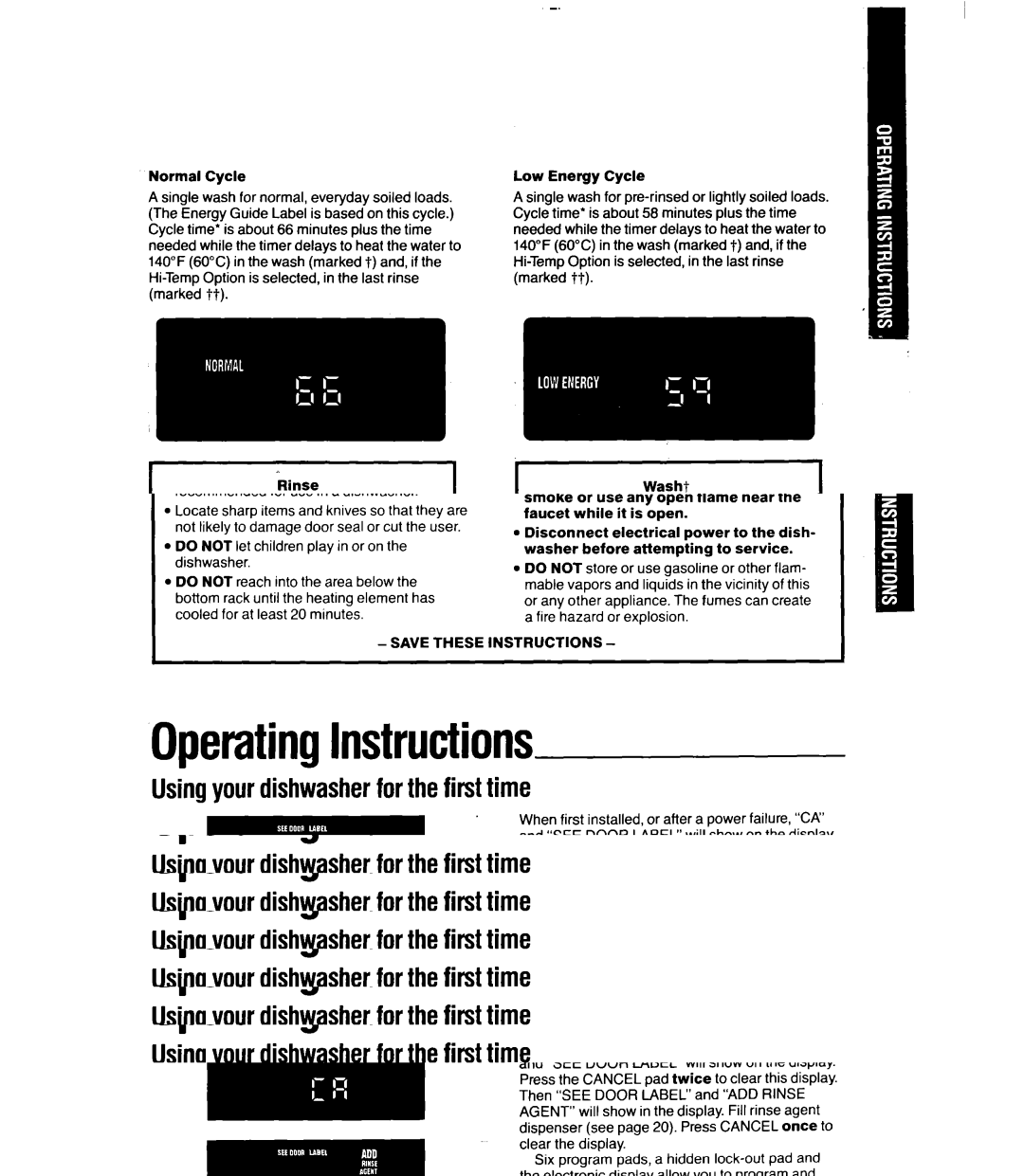 Whirlpool 9700 manual 