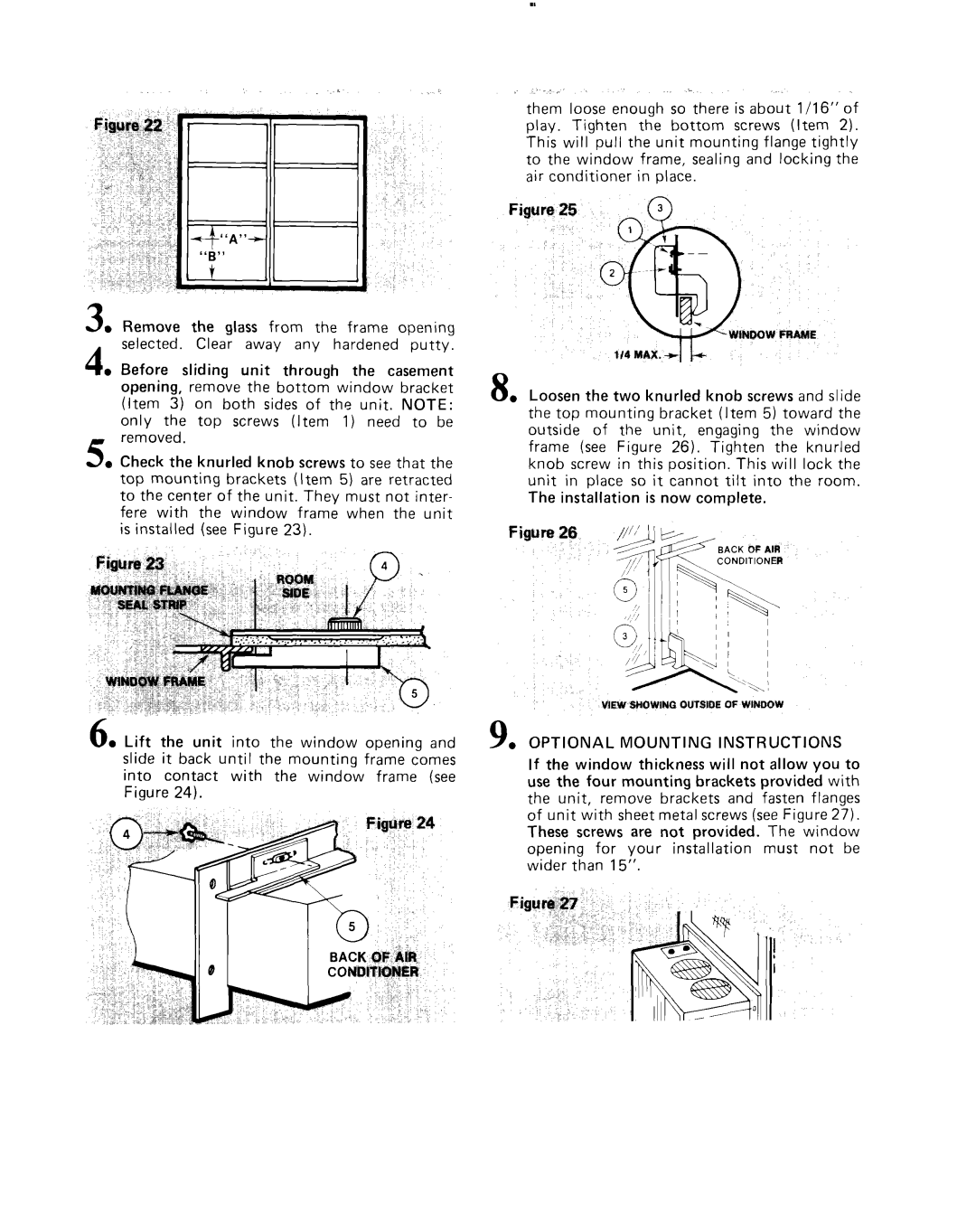 Whirlpool ACC602XP0 manual Winiow Fraaie 