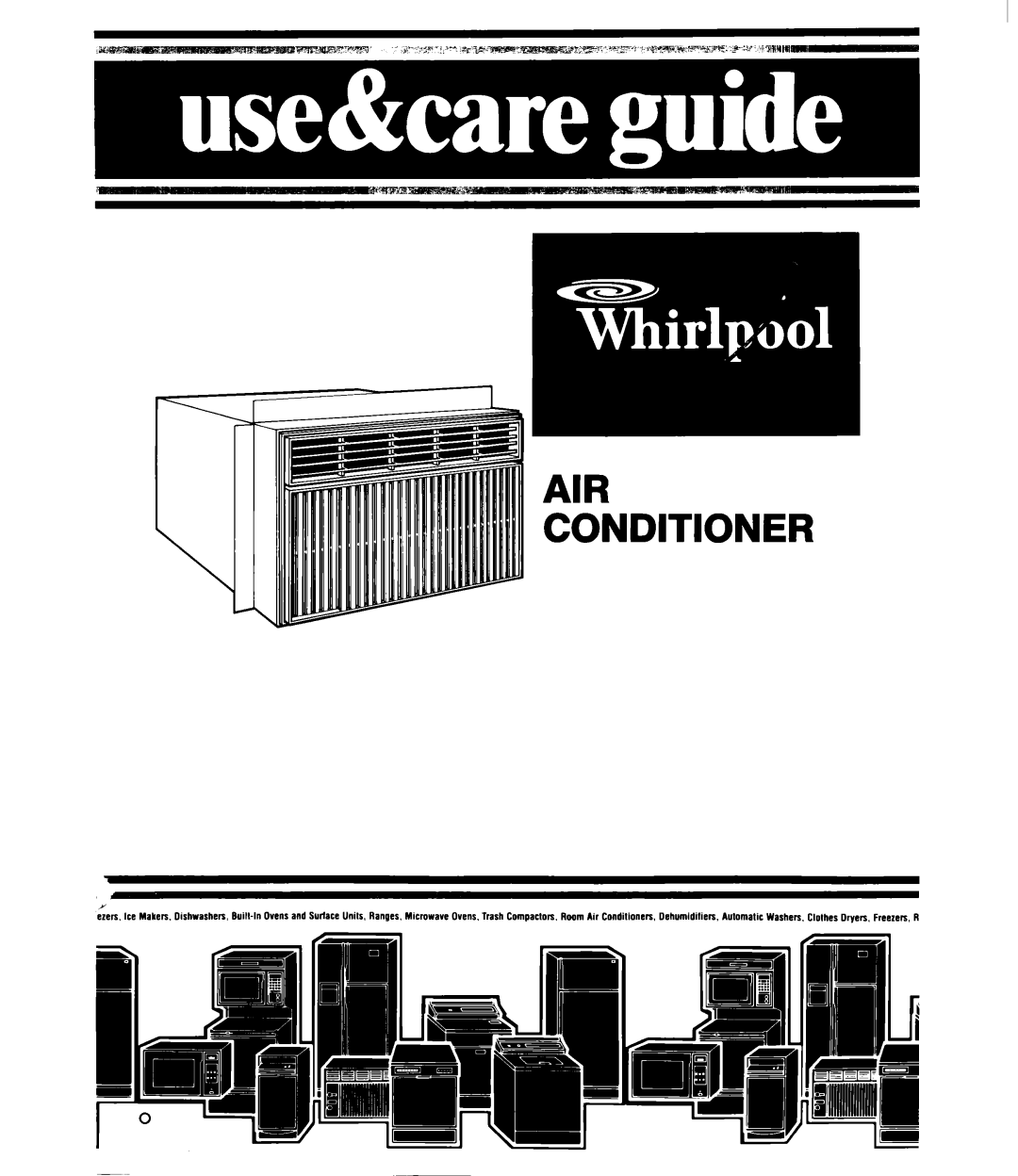 Whirlpool ACE082XS0 manual 