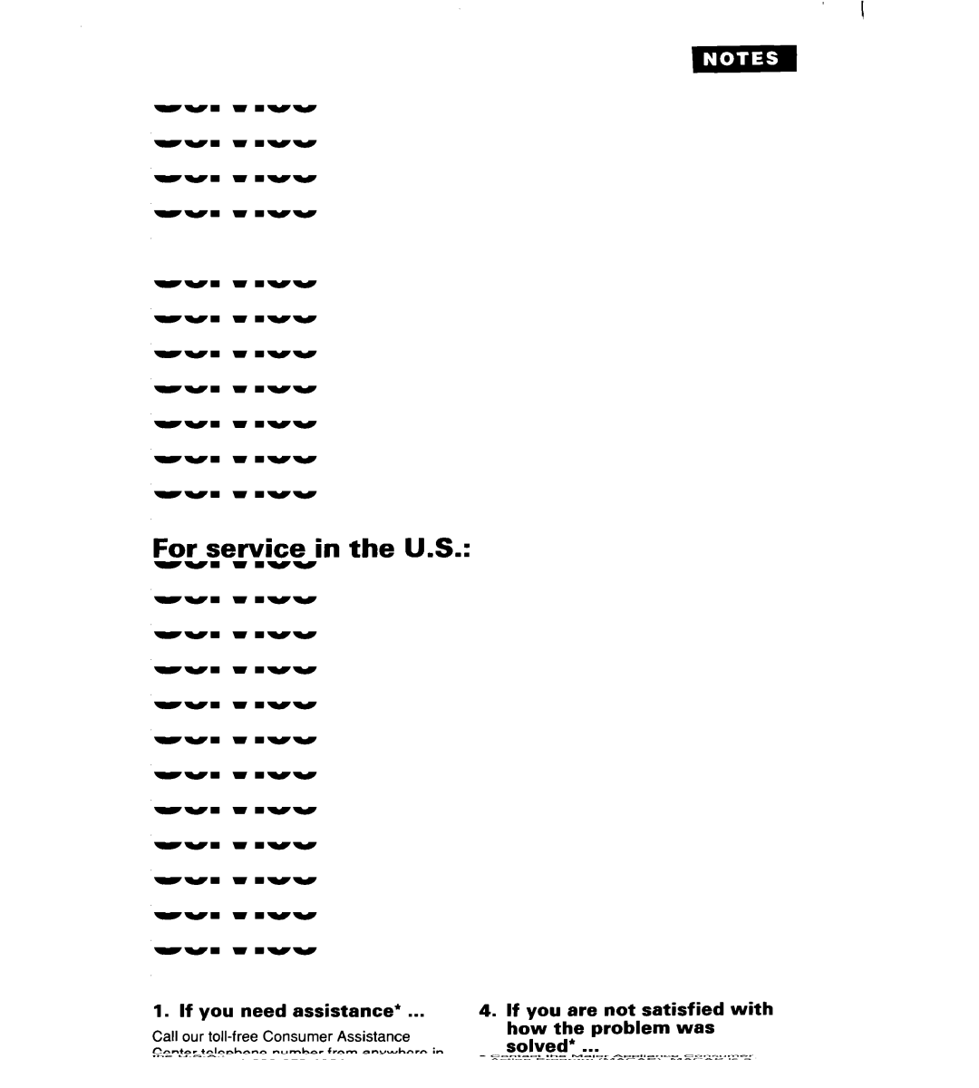 Whirlpool ACM 152XE0, ACM244XE0, ACM184XE0 important safety instructions 