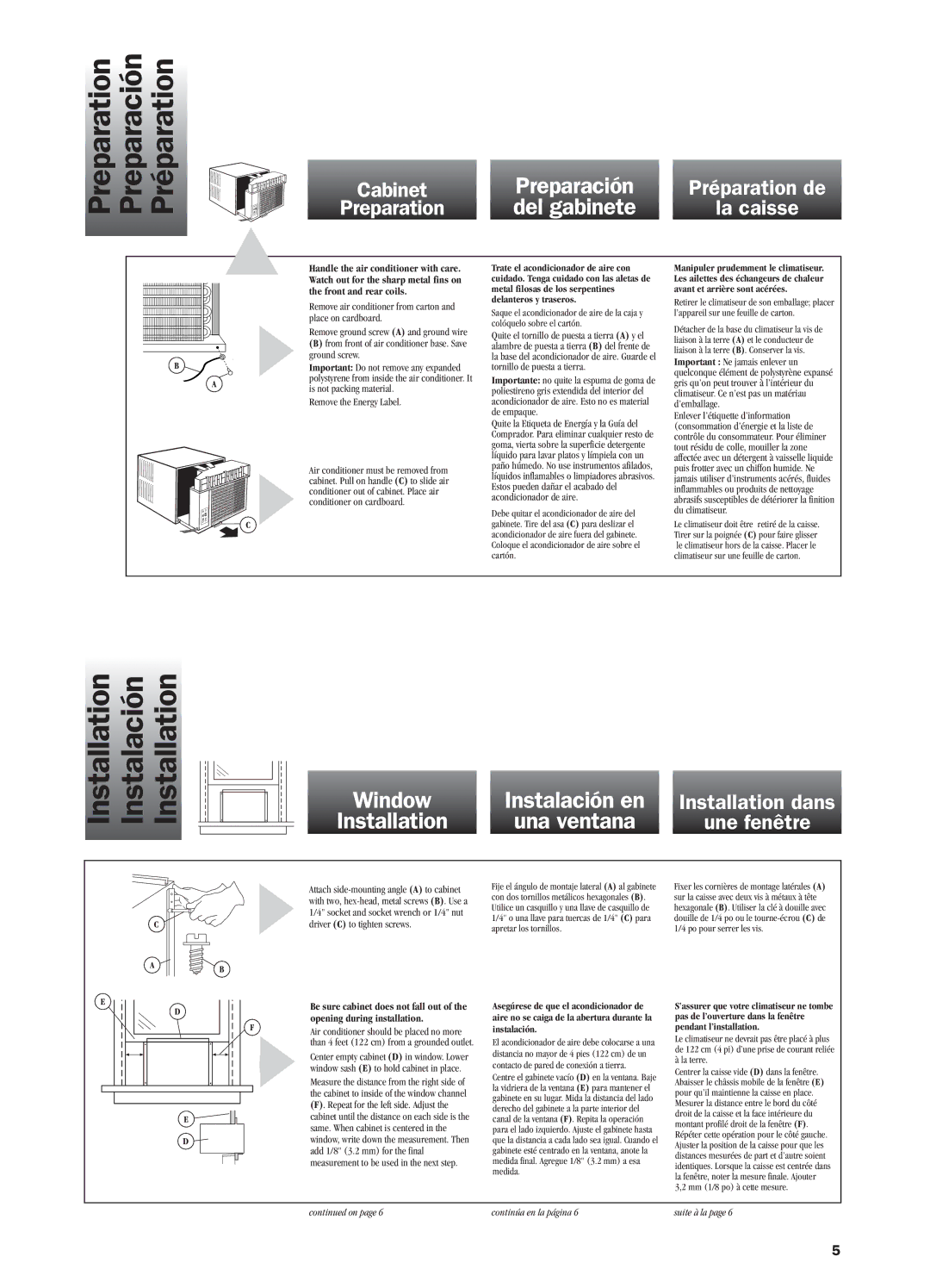 Whirlpool ACQ152XK0 manual Front and rear coils, Place on cardboard, Ground screw, Is not packing material 