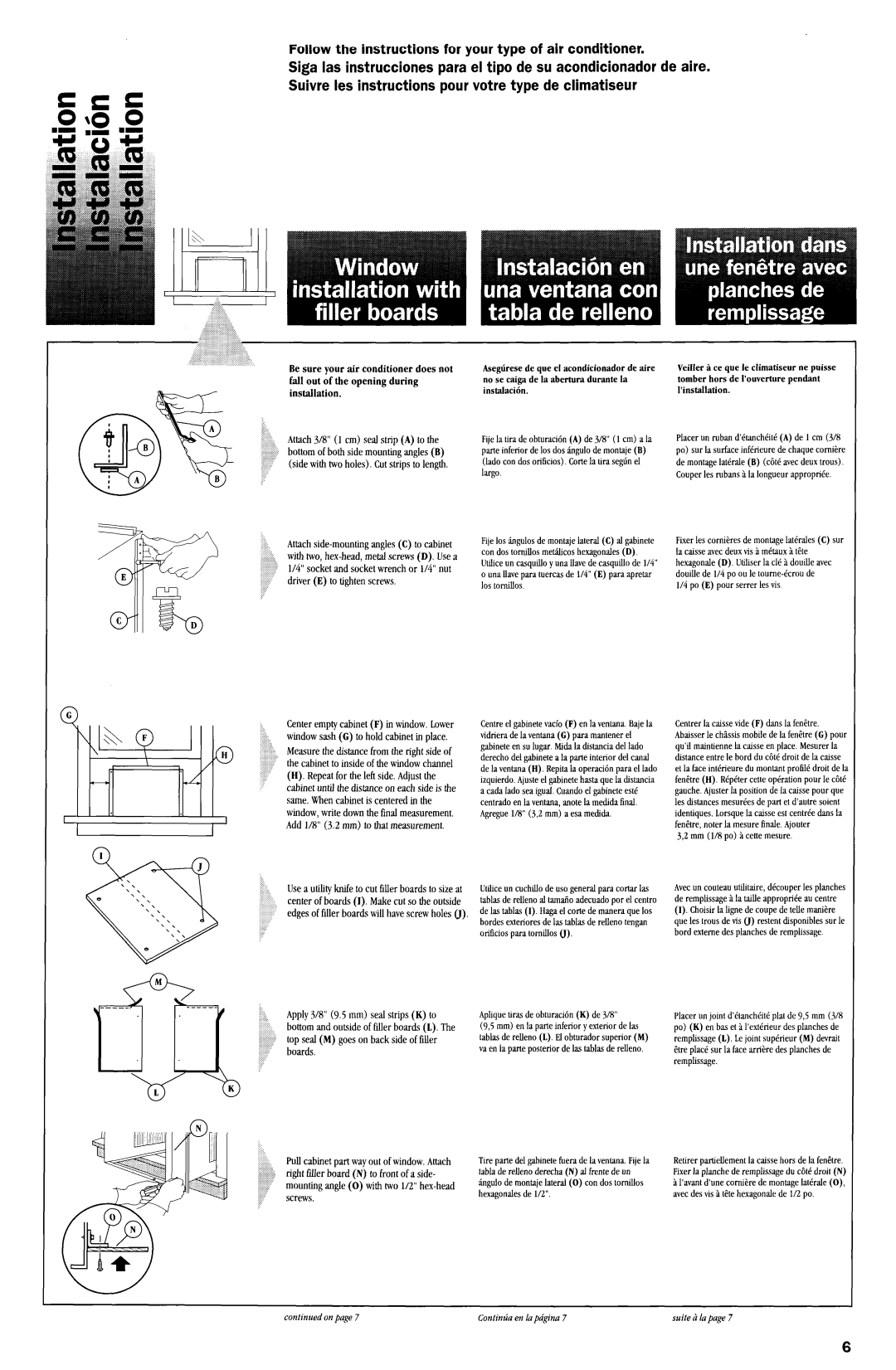 Whirlpool ACQ254XF0 manual Same.Whencabinetis centeredin 