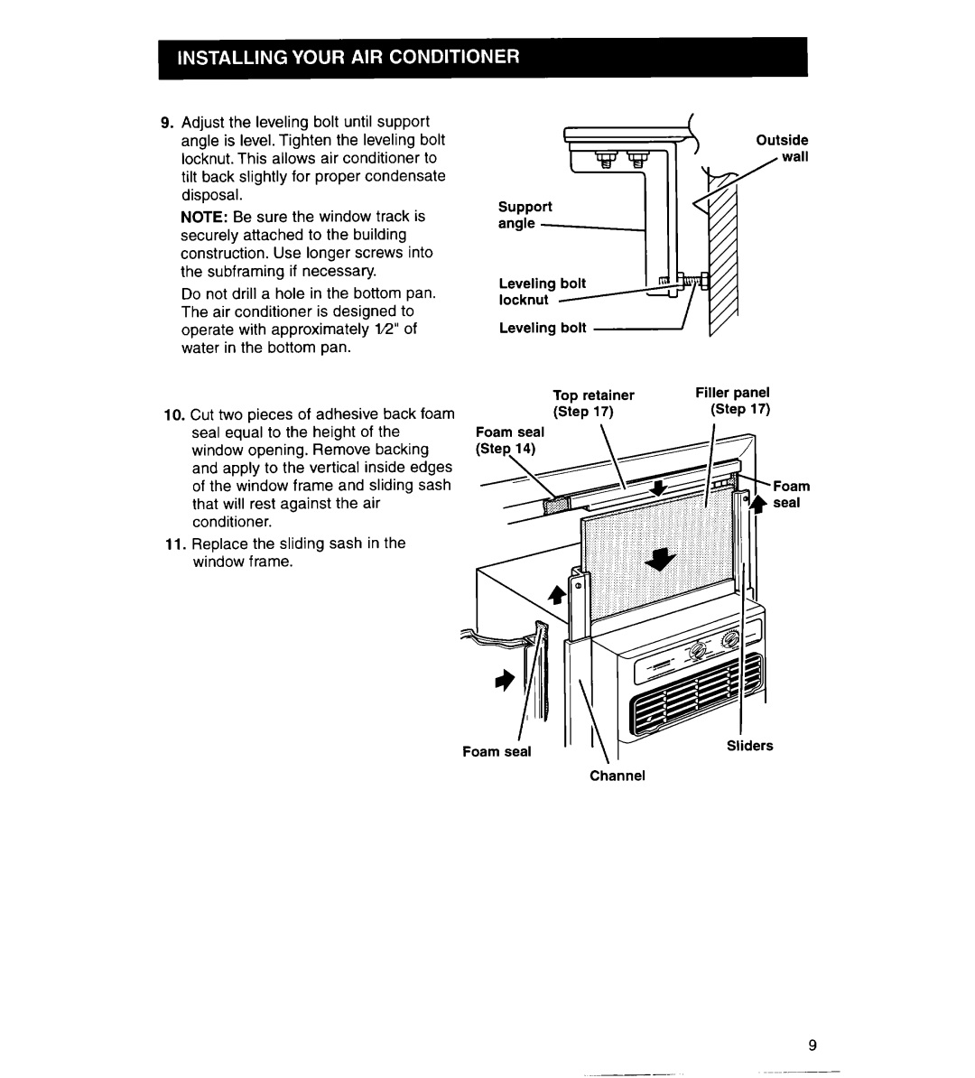 Whirlpool ACS102XG, ACS072XG warranty Step 