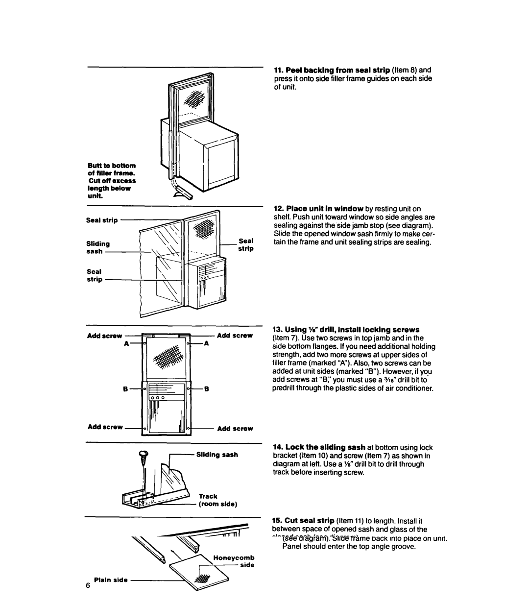 Whirlpool ACC602XT, ACS602XT, ACSL02XT, ACS802XV manual Flller frame. cut off axcess 