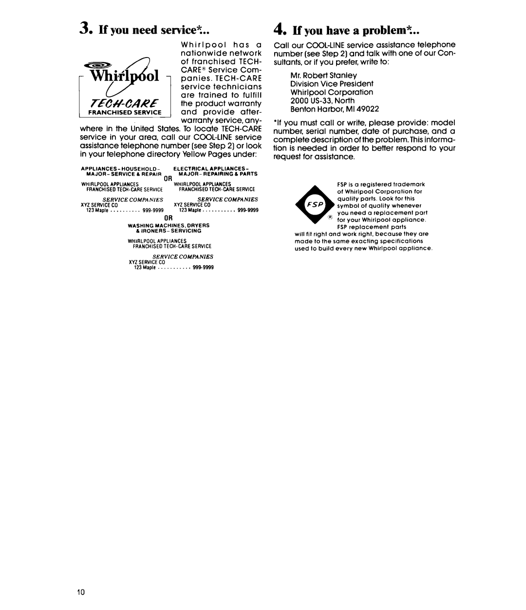 Whirlpool AD0402XM0 manual If you need setice?, You have a problem? 