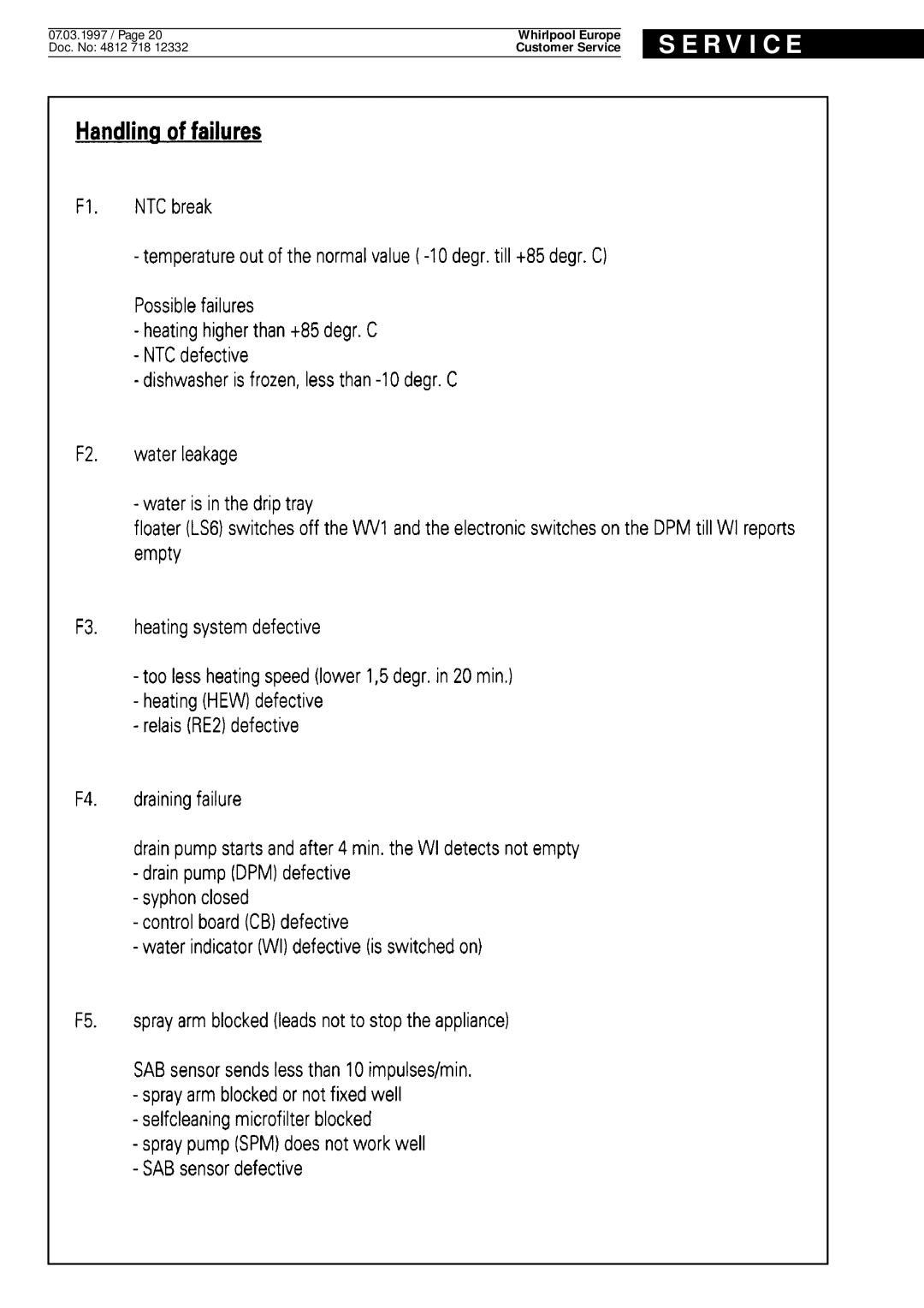 Whirlpool ADP 931/1 WH service manual R V I C E 