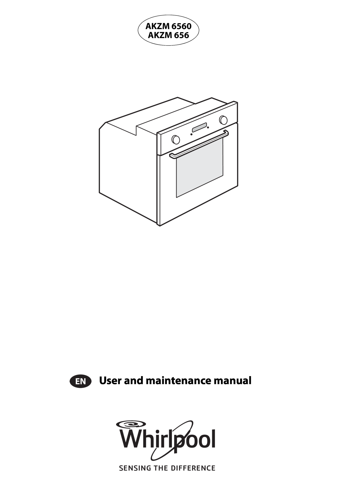 Whirlpool AKZM 6560 manual EN User and maintenance manual, Akzm Akzm 