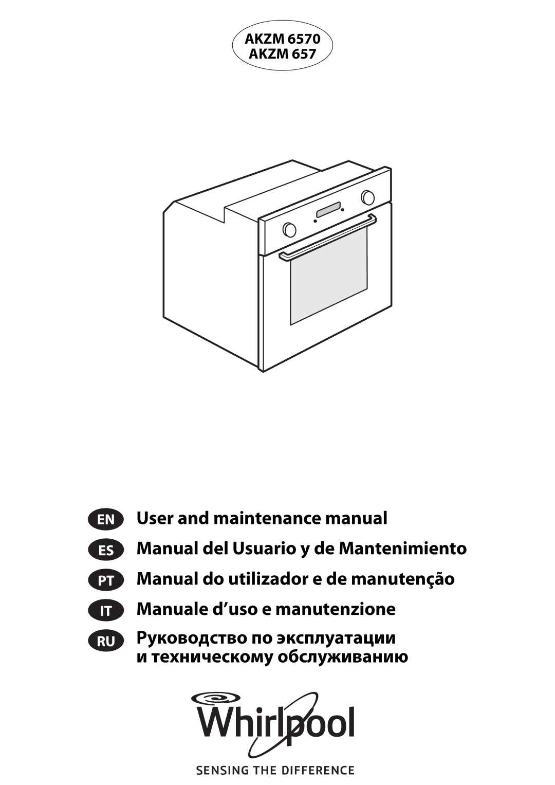 Whirlpool AKZM 6570 manual do utilizador Руководство по эксплуатации и техническому обслуживанию 