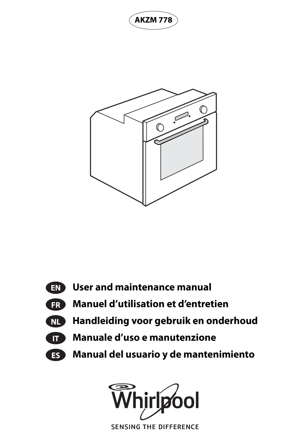 Whirlpool AKZM 778 manuel dutilisation Akzm 