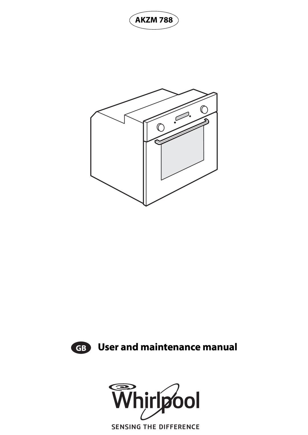 Whirlpool AKZM 788 manual Akzm, User and maintenance manual 