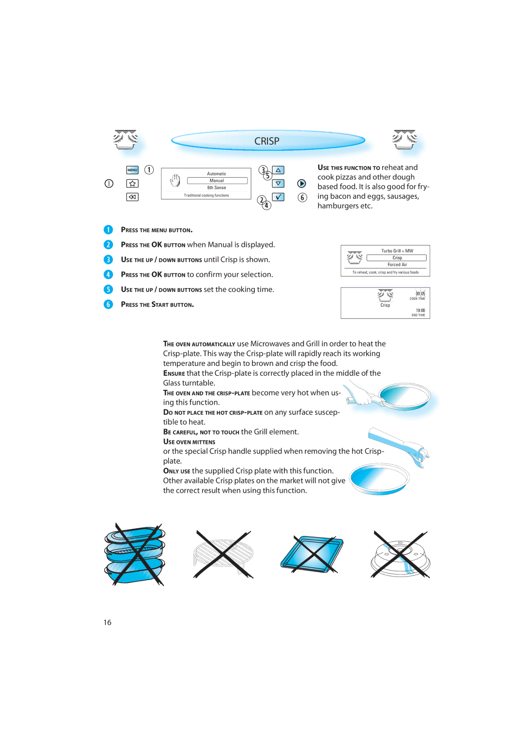 Whirlpool AMW 848 quick start Crisp 