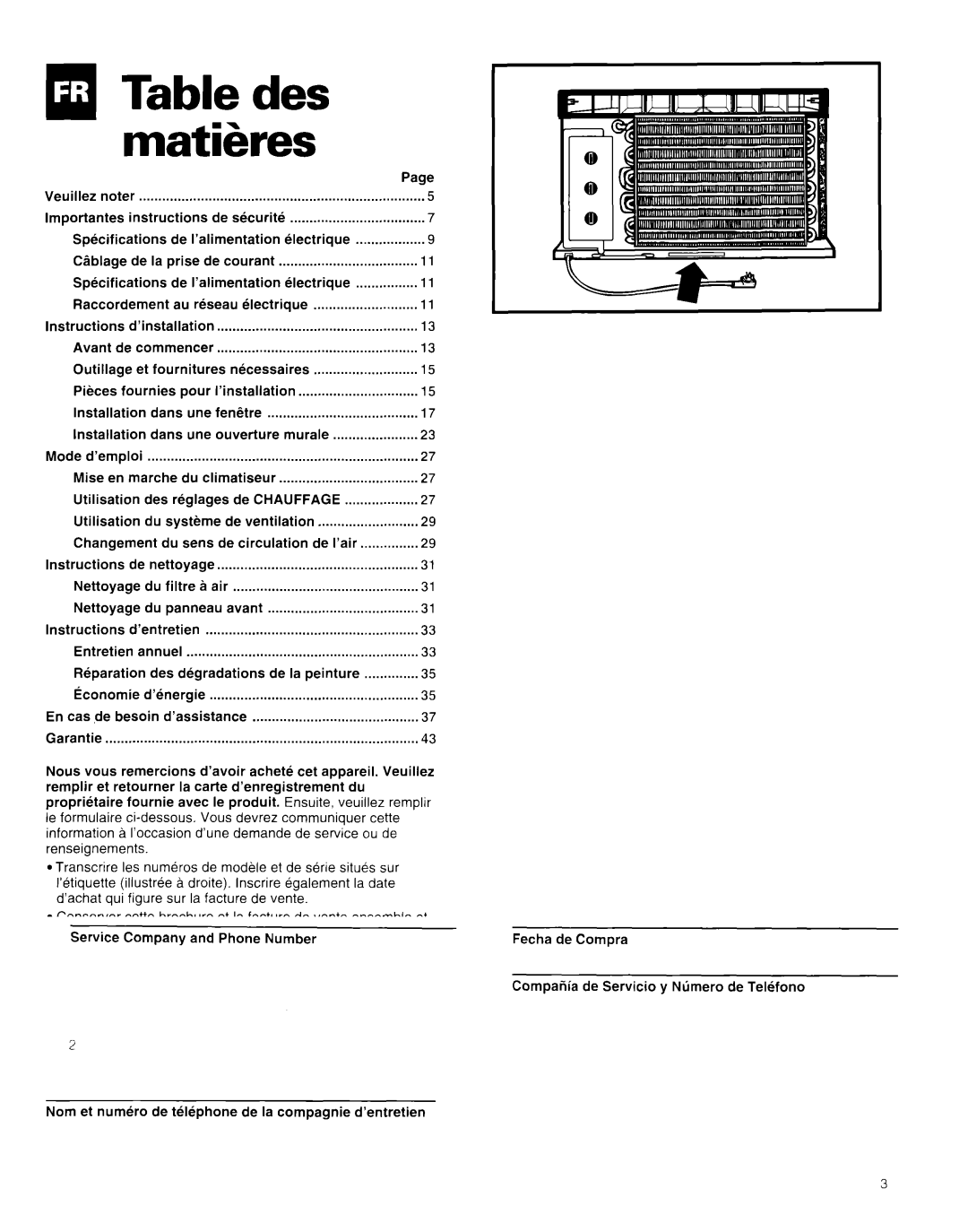 Whirlpool AR1800XA0 manual Des Matkes 