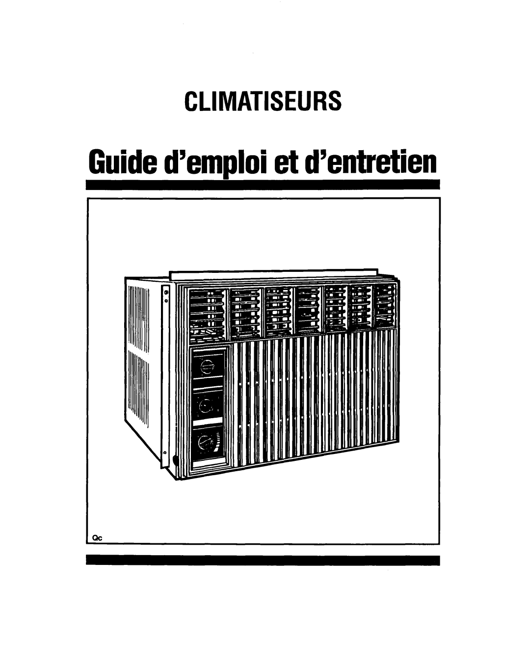 Whirlpool CA13WQ4 manual Climatiseurs, Guided’emMoiet d’entretien 