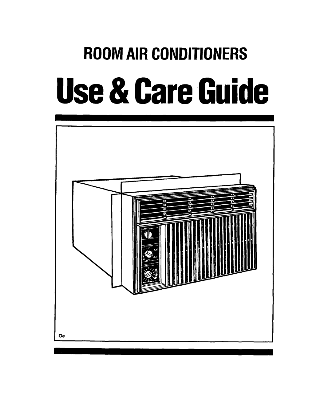 Whirlpool CAH12W04 manual Roomairconditioners, Use& CareGuide 
