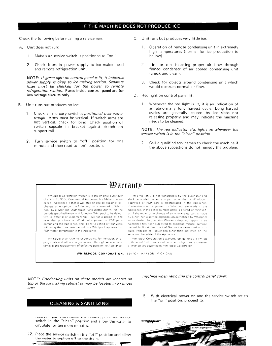 Whirlpool che-5r manual xralrtp1 