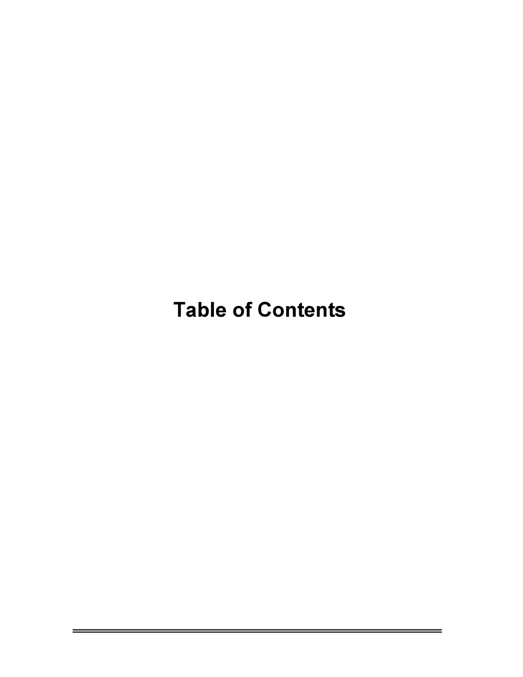 Whirlpool CL-8 user manual Table of Contents 