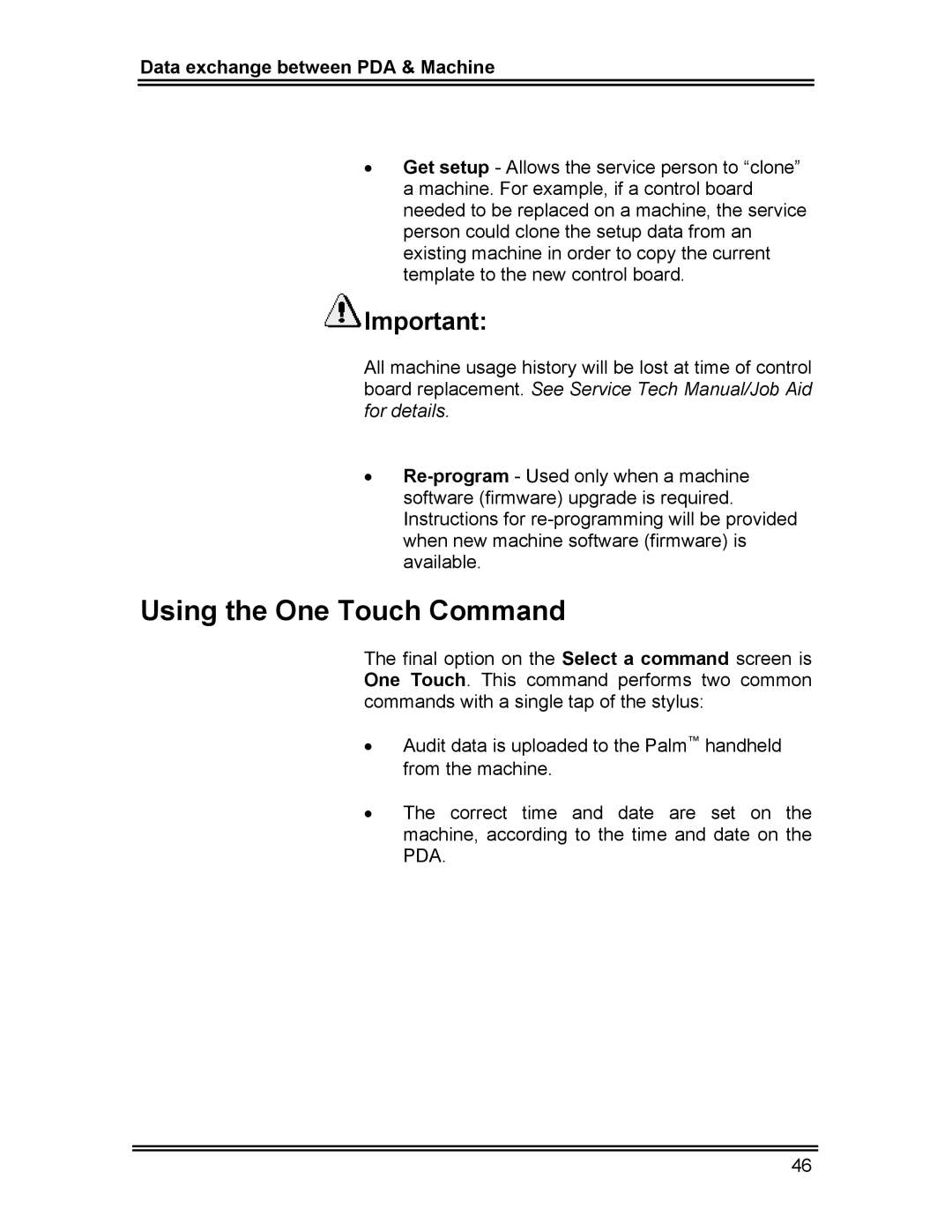 Whirlpool CL-8 user manual Using the One Touch Command 