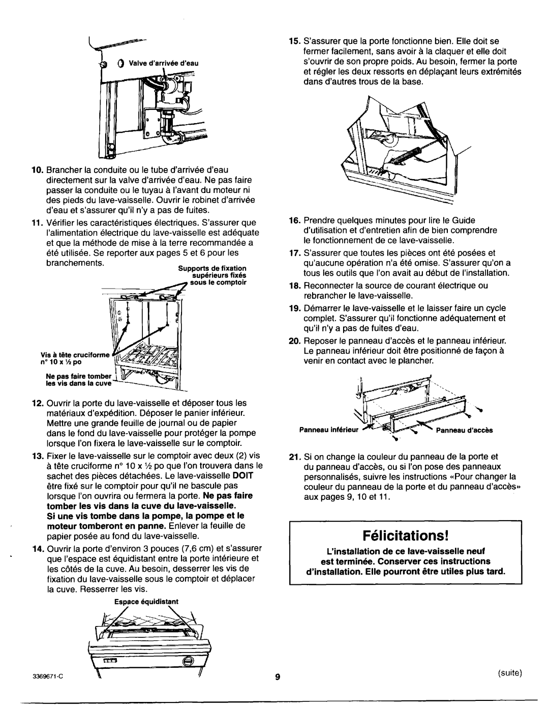 Whirlpool Dishwasher installation instructions FQlicitations 