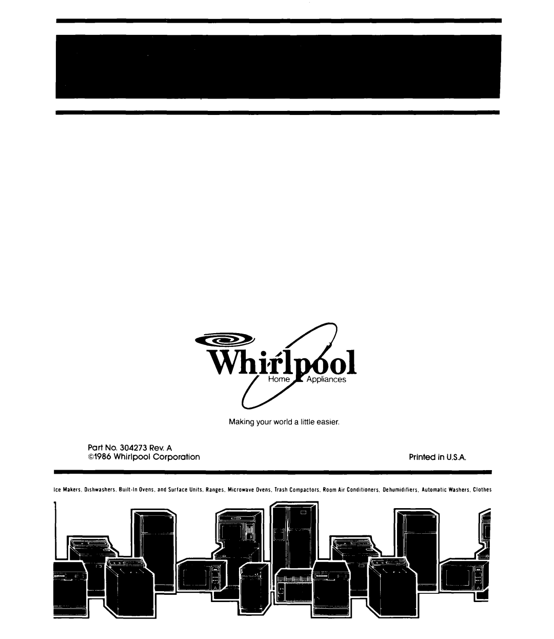 Whirlpool DP6000XR Series manual Automatic Washers, Clothes 