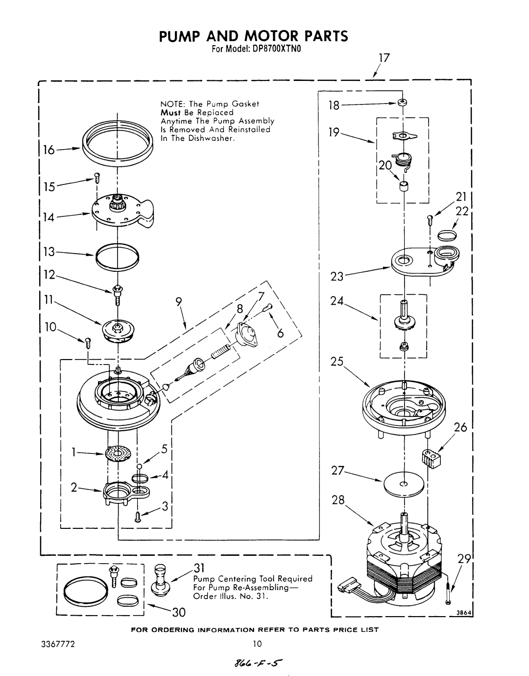 Whirlpool DP8700XTN0 manual 