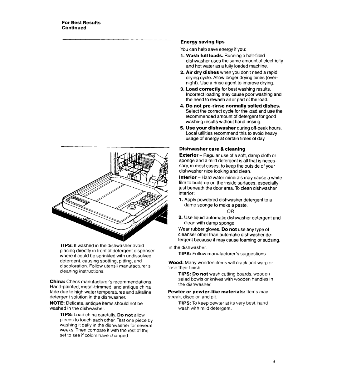 Whirlpool DU4000XY manual 