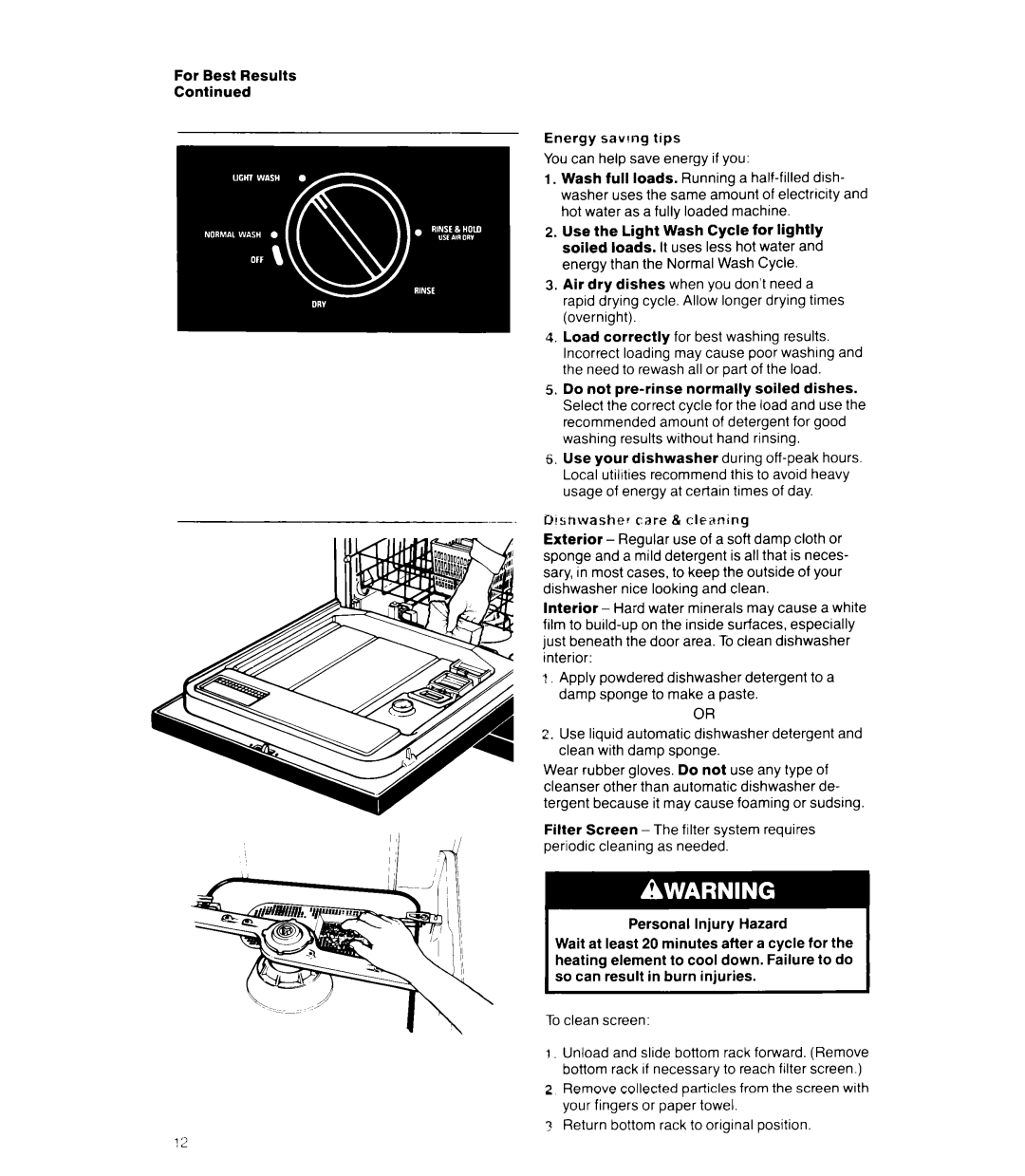 Whirlpool DU4095XX, DU5016XW manual 