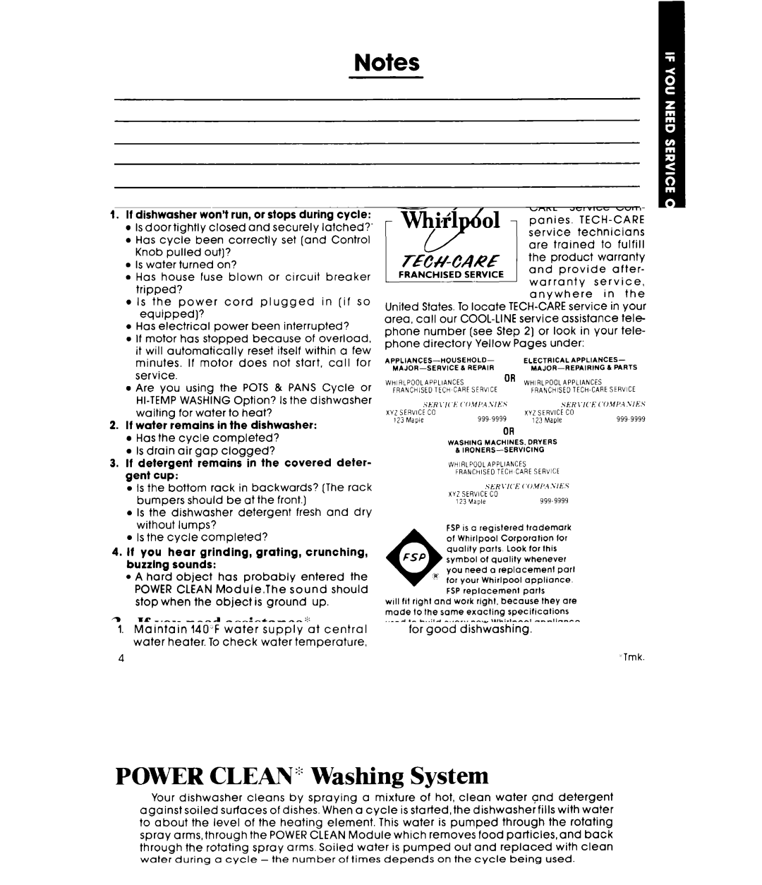 Whirlpool DU5504XM manual 