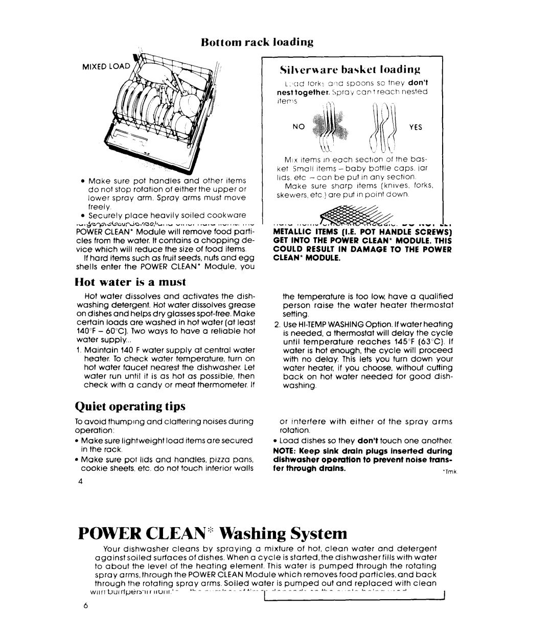 Whirlpool DU7600XS manual Mixed, Dis, Yes 