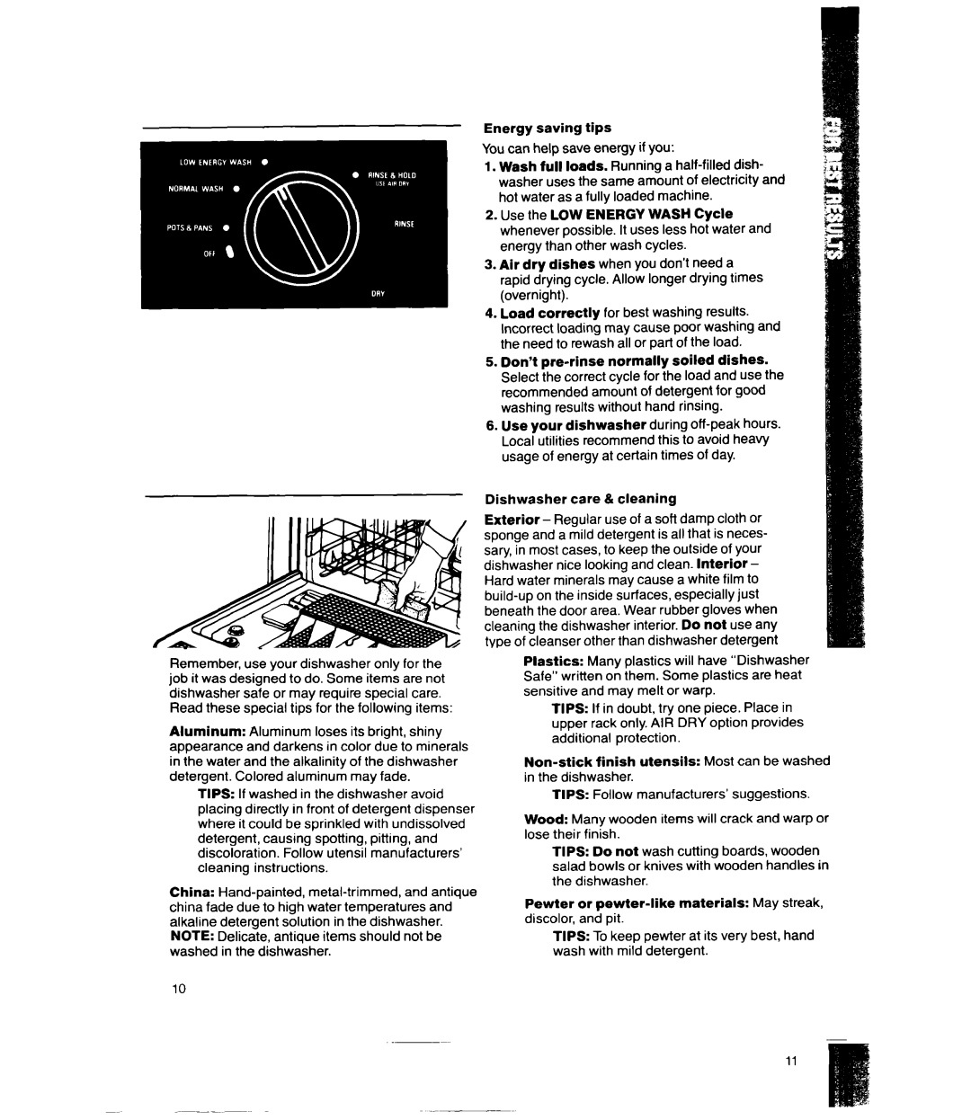 Whirlpool DU8550XT manual 