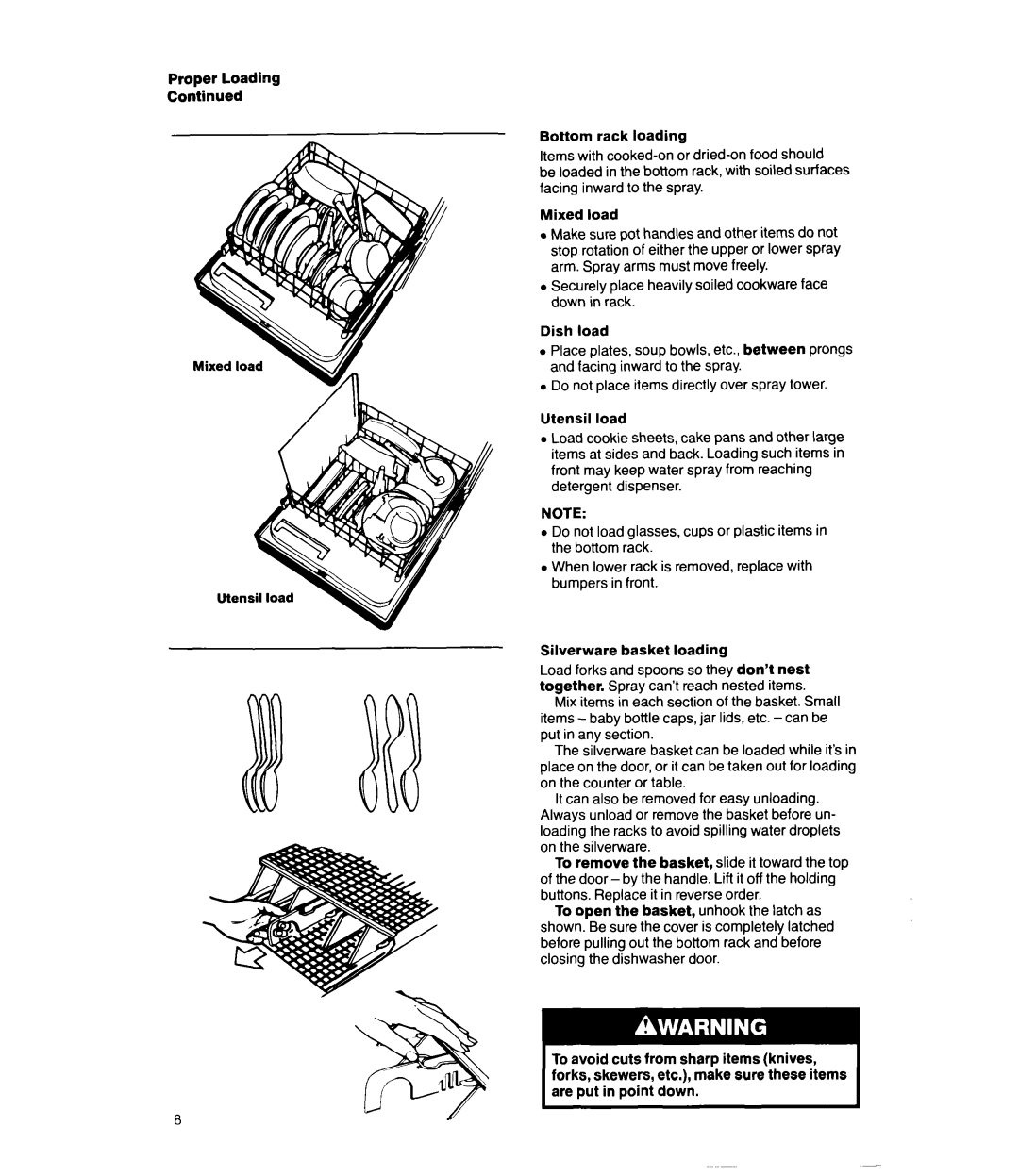 Whirlpool DU8550XT manual 