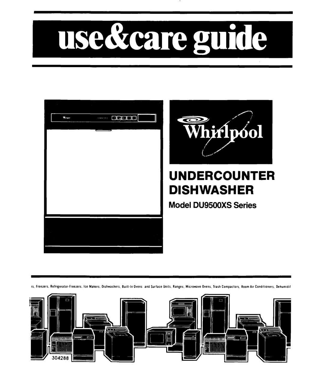 Whirlpool DU95OOXS manual 