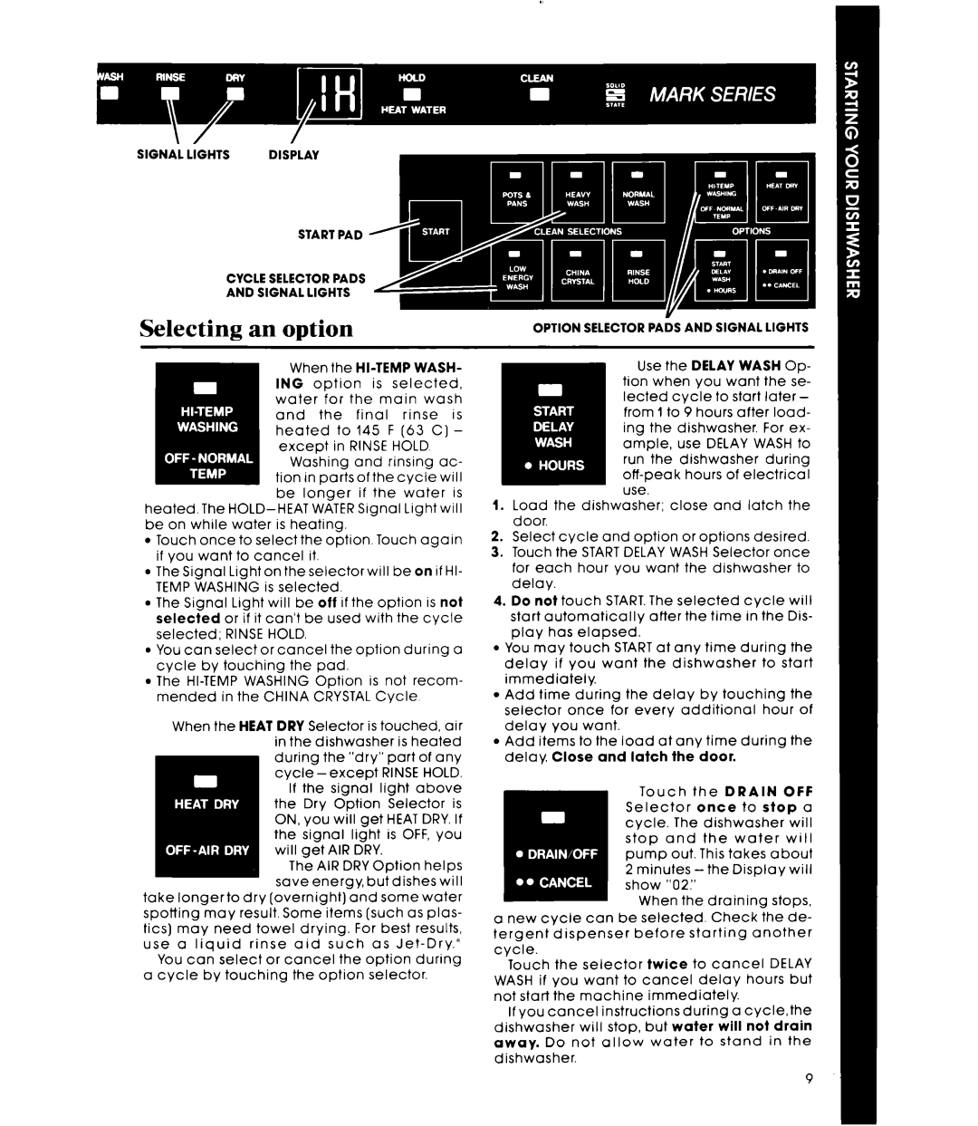 Whirlpool DU9900XR manual 