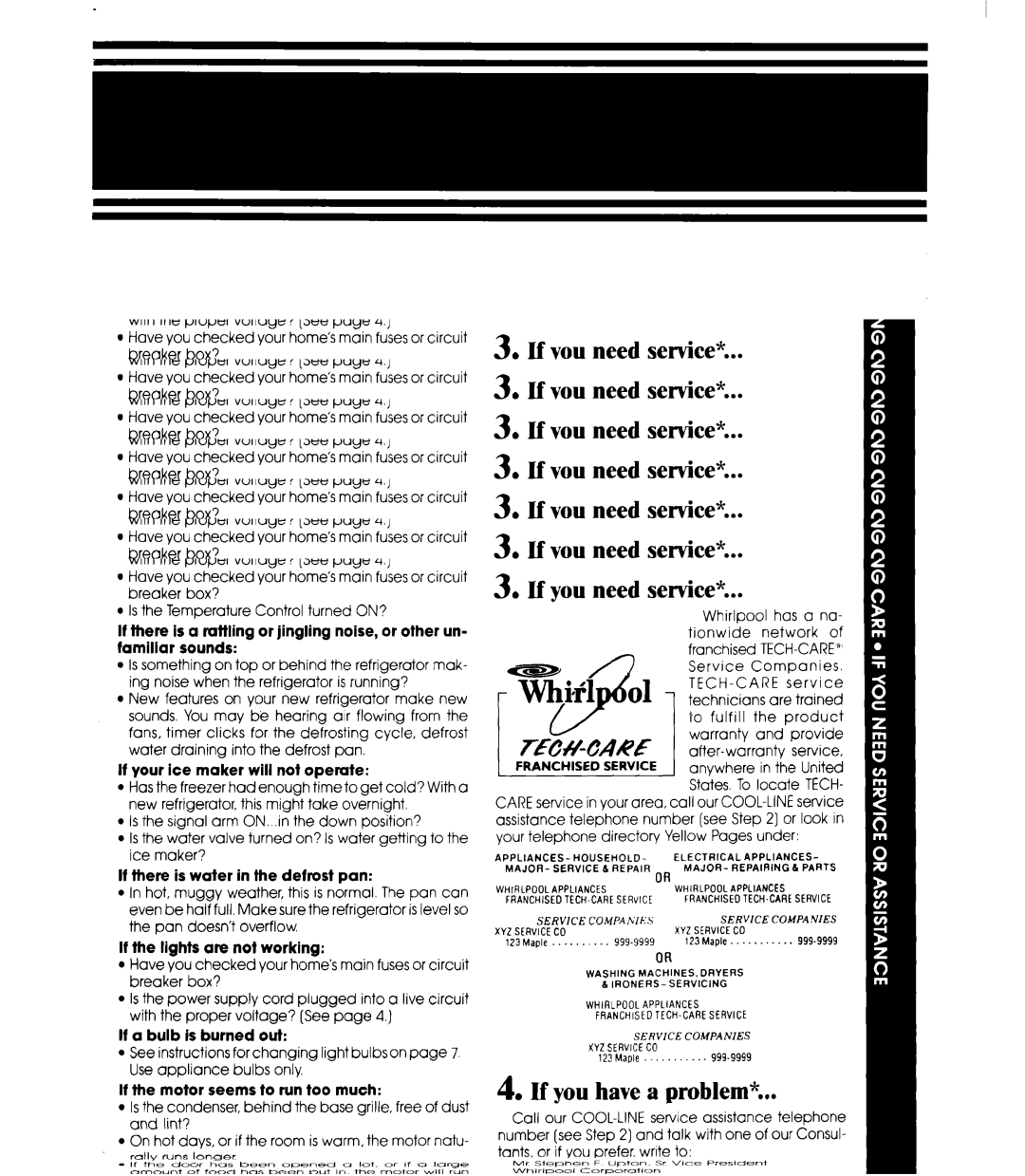 Whirlpool ED19HK manual Making your world a little easier, Whirlpool Corporation 