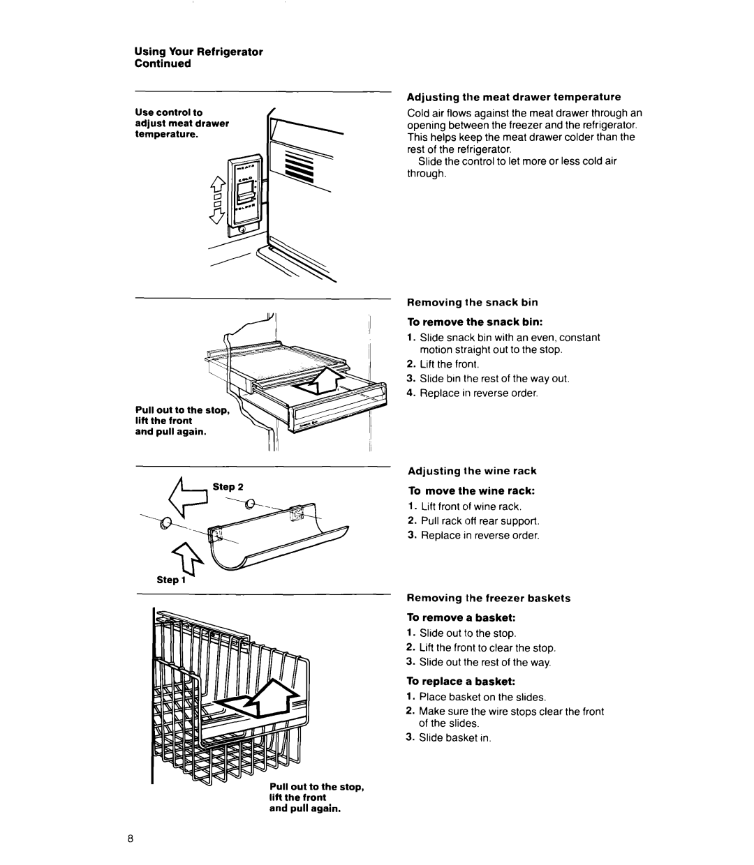 Whirlpool ED22RQ manual Opening 