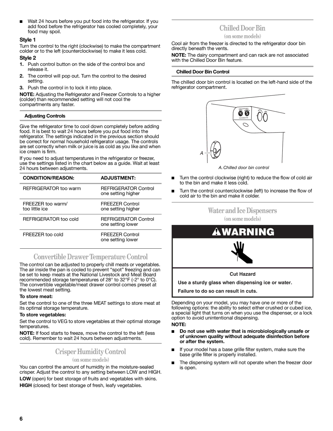 Whirlpool ED5LHAXML11 ConvertibleDrawerTemperatureControl, CrisperHumidityControl, ChilledDoorBin, WaterandIceDispensers 