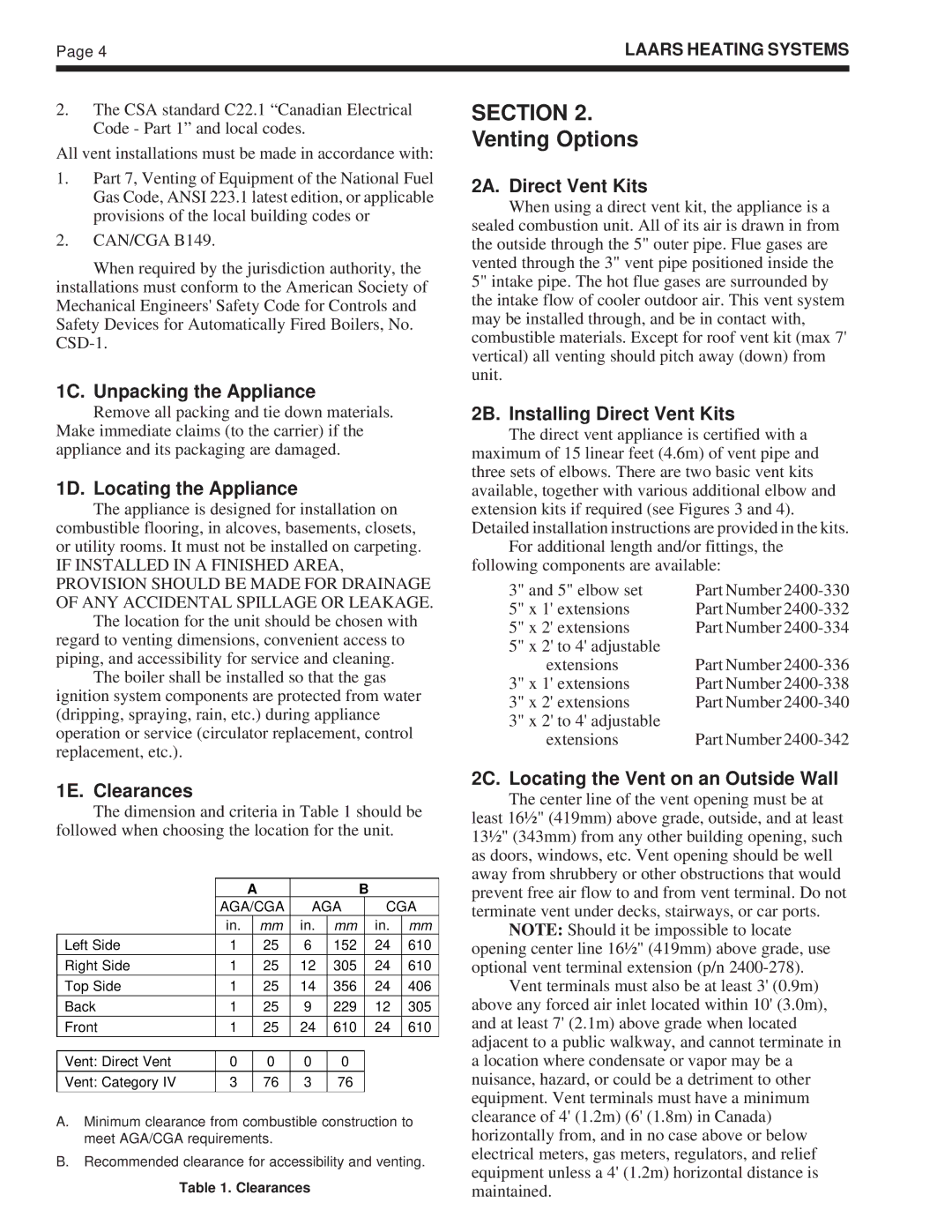 Whirlpool EDP/EDN warranty Venting Options 