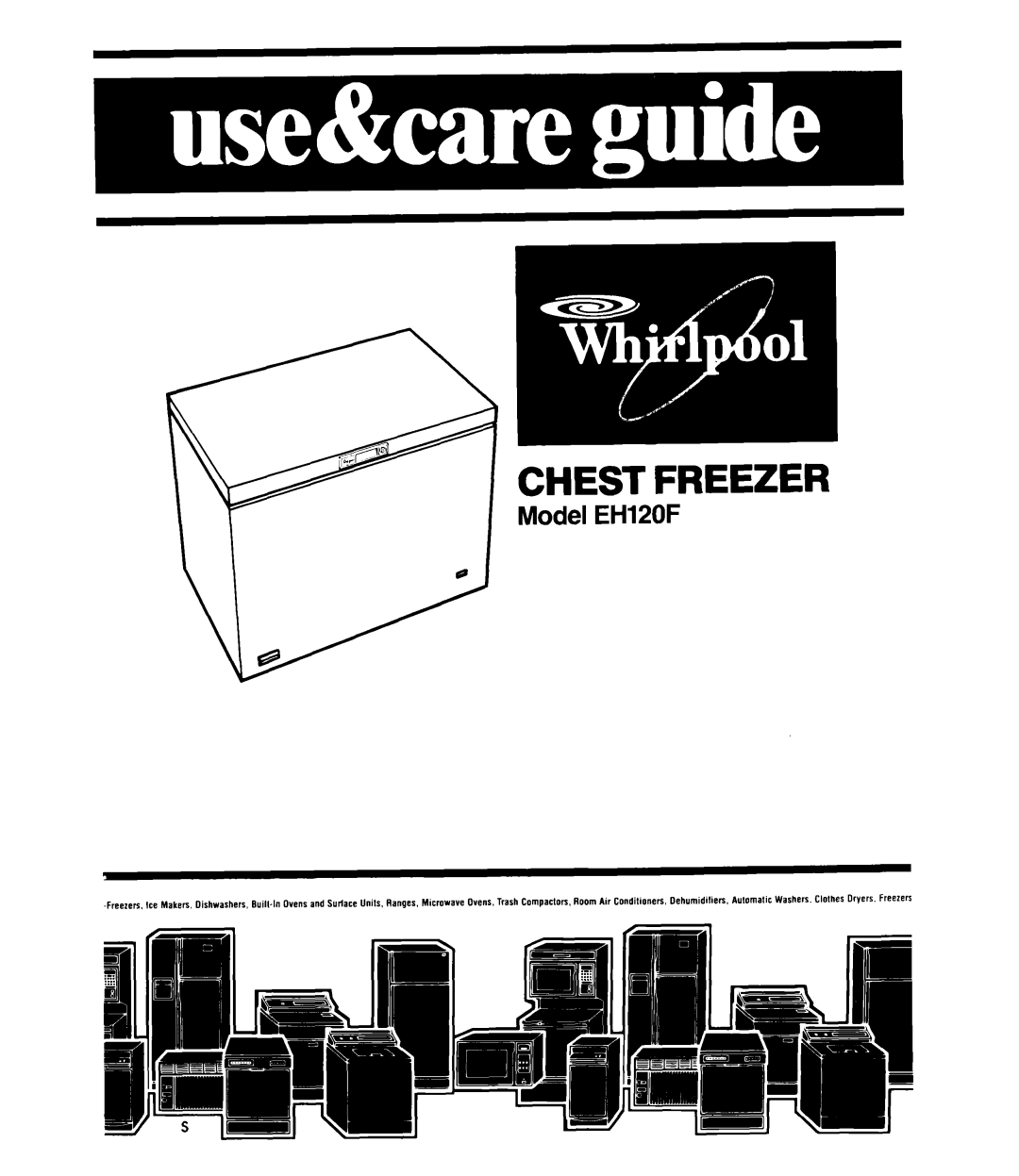 Whirlpool EH120F manual 