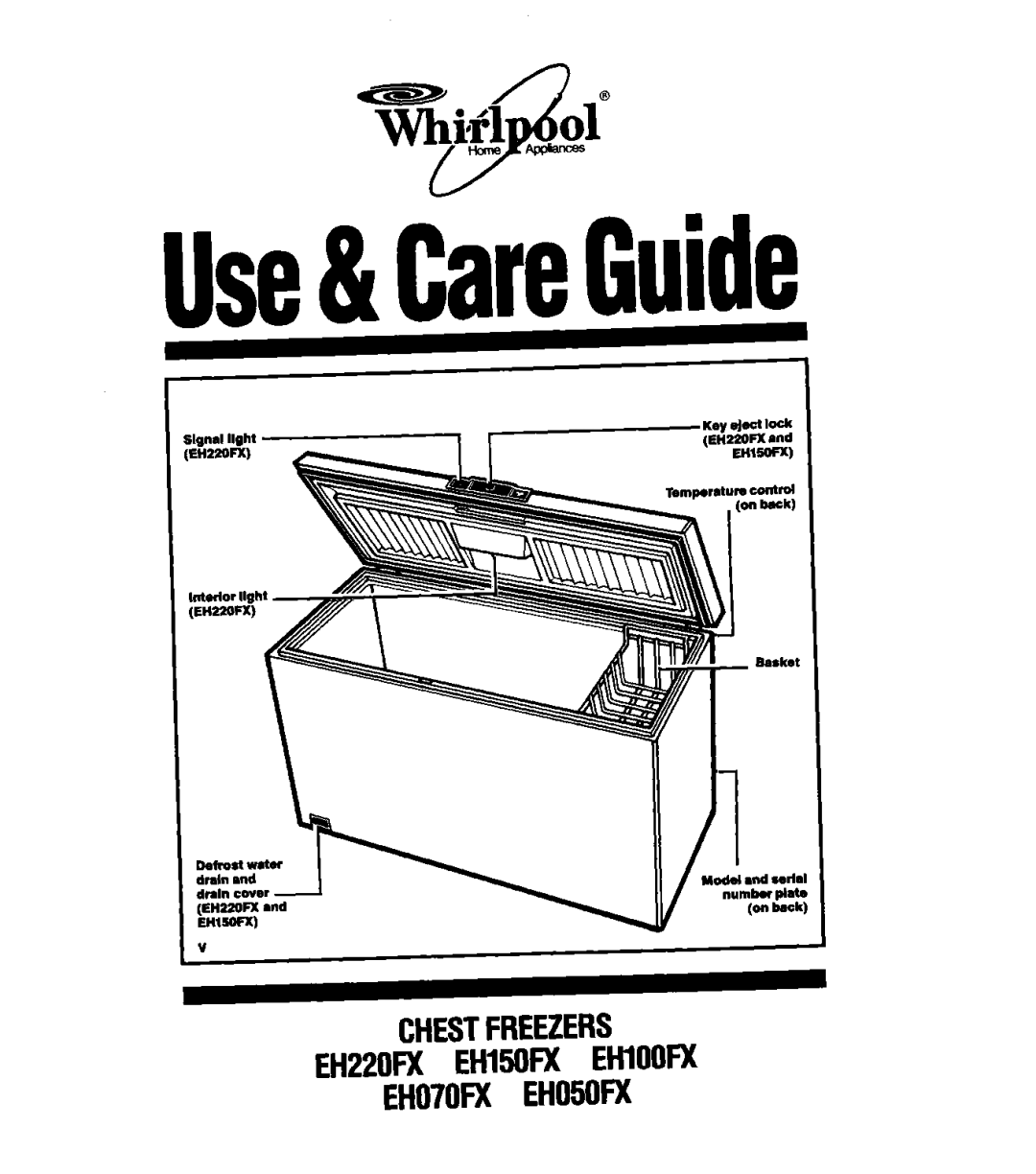 Whirlpool EHl50FX, EH220FX, EHI00FX, EH070FX, EH050FX manual Use&CareGuide q 