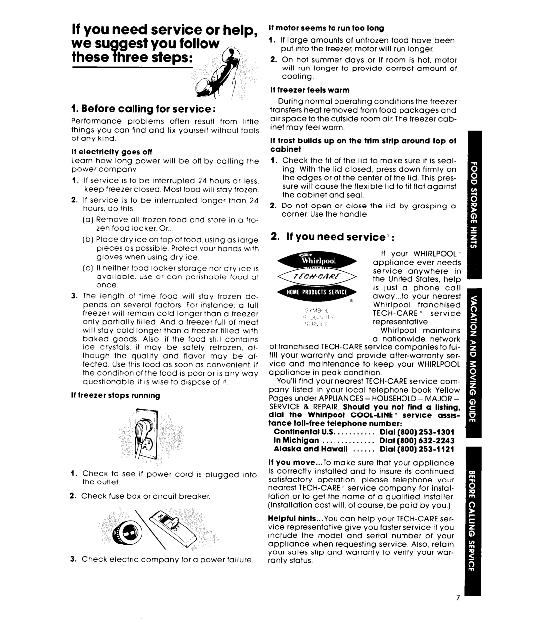 Whirlpool EH270FXK, EHISOFXK, EHL80FXK, EH230FXK warranty Before calling for service, If you need service 