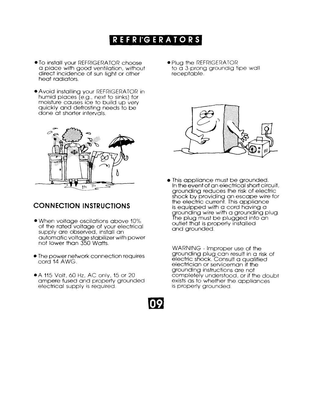 Whirlpool EL02CCXJW manual Connection Instructions 