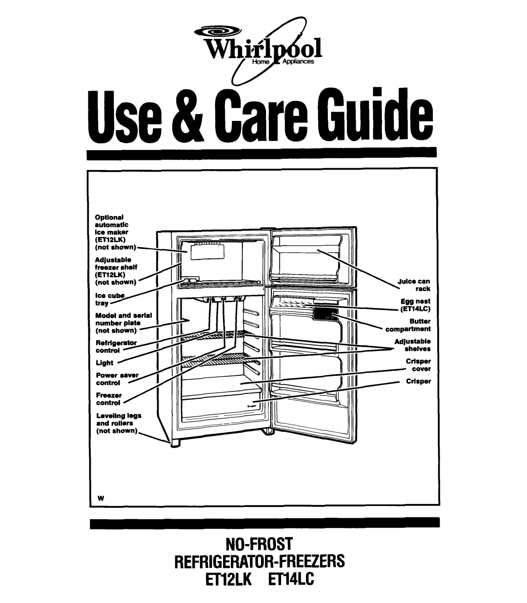 Whirlpool ET14LC, ET12LK manual M2LK m4Lc 