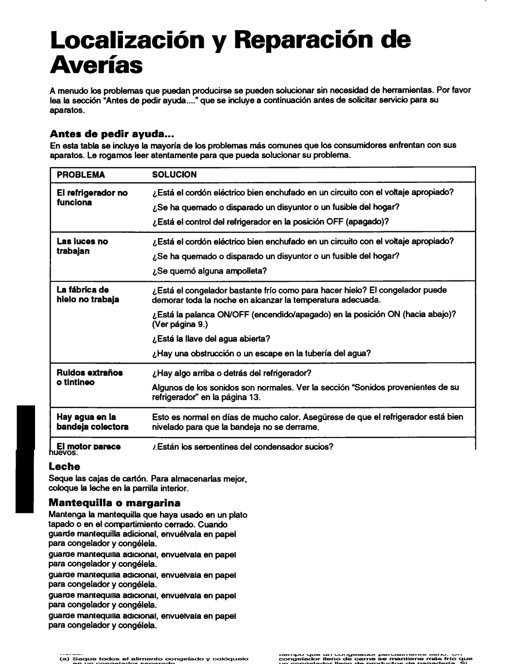 Whirlpool ET14HJXDN01 manual LocalizaciM y Reparacih de, Averias, Antes de pedir ayuda, Tintlneo 