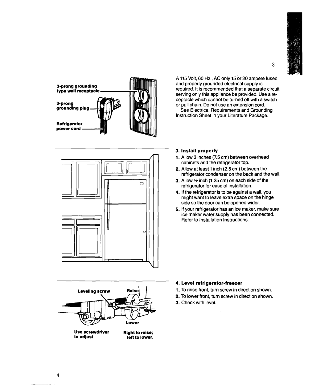 Whirlpool ET180K manual BeforeUsingYourRefrigerator 