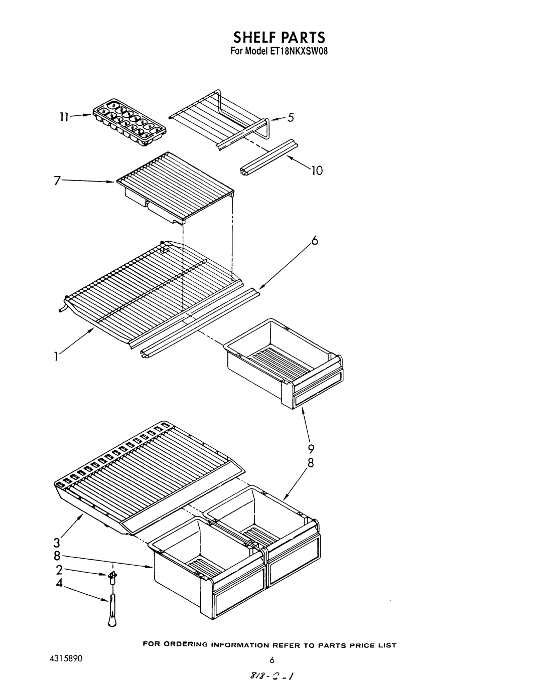 Whirlpool ET18NKXSW08 manual 