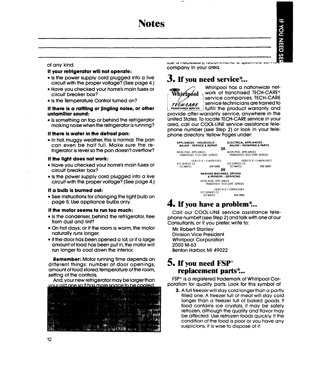 Whirlpool ETl2CC manual 