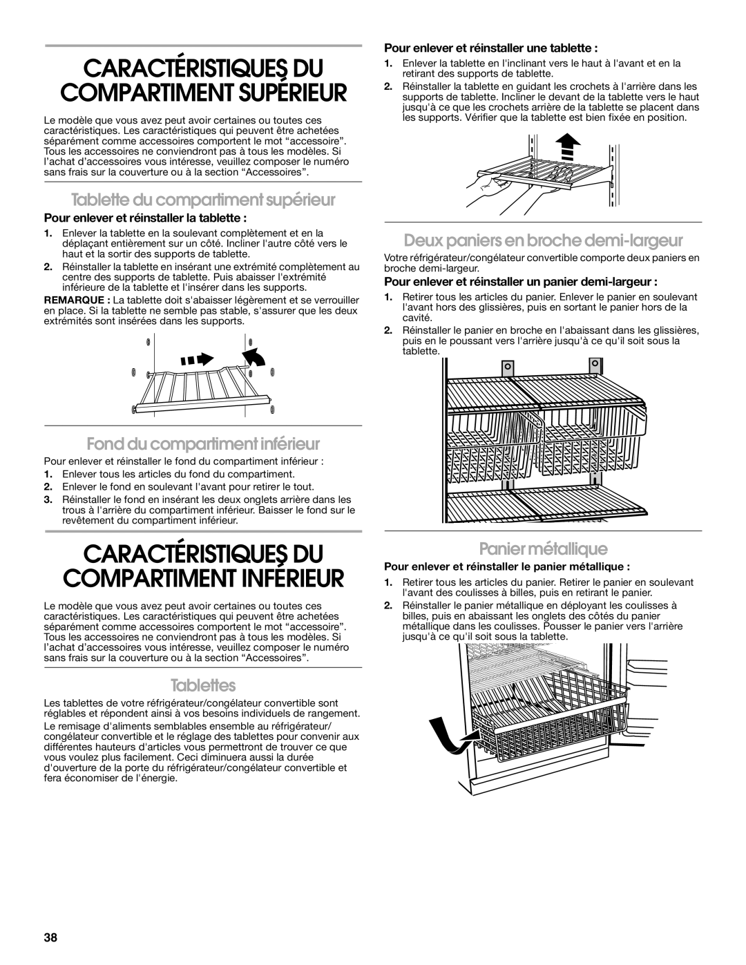 Whirlpool GAFZ21XXMK00 manual Caractéristiques DU 