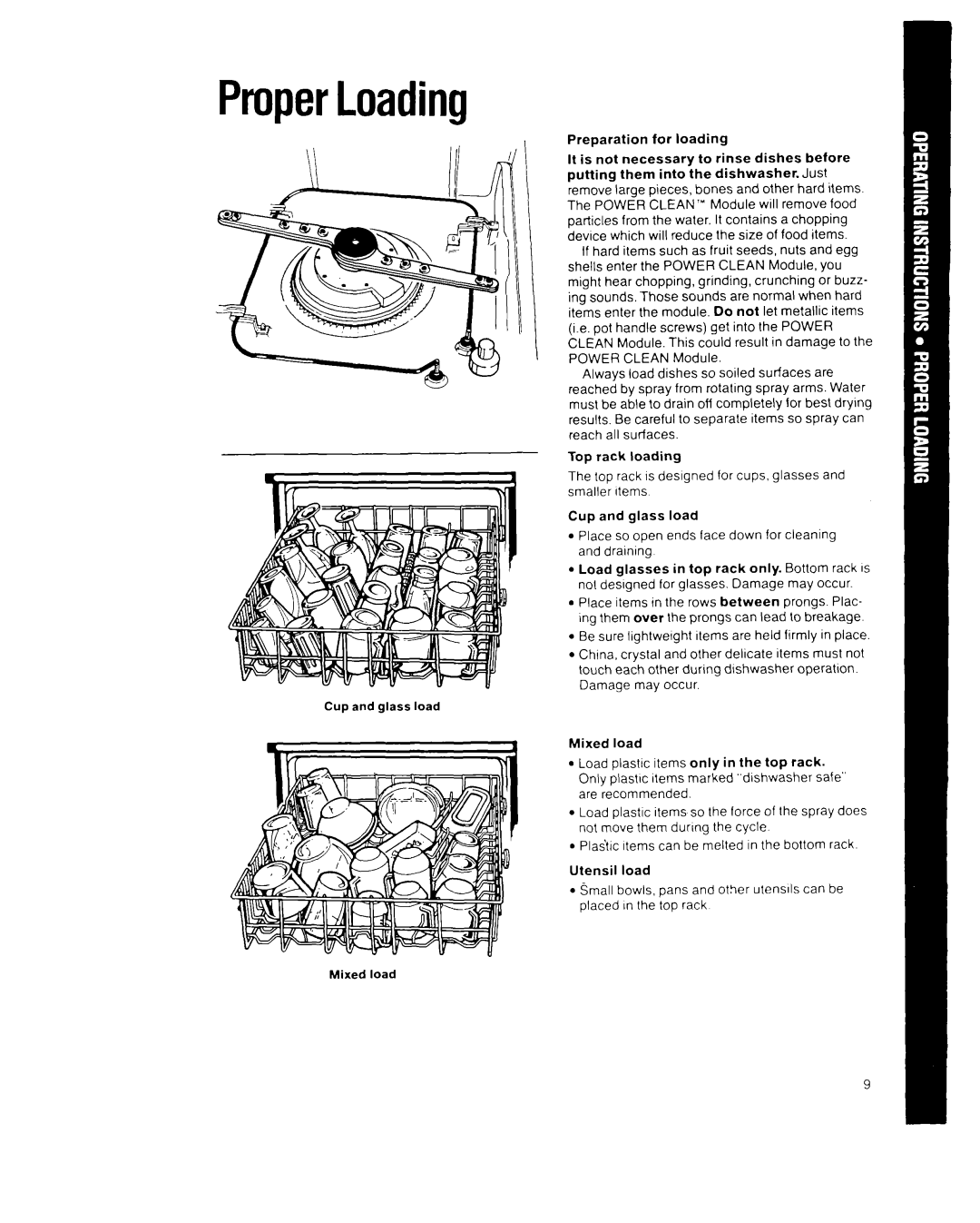 Whirlpool GDP8500XX manual ProperLoading 