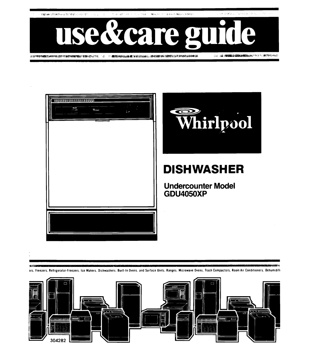 Whirlpool Dishwasher, GDU4050XP, 119 manual 311 